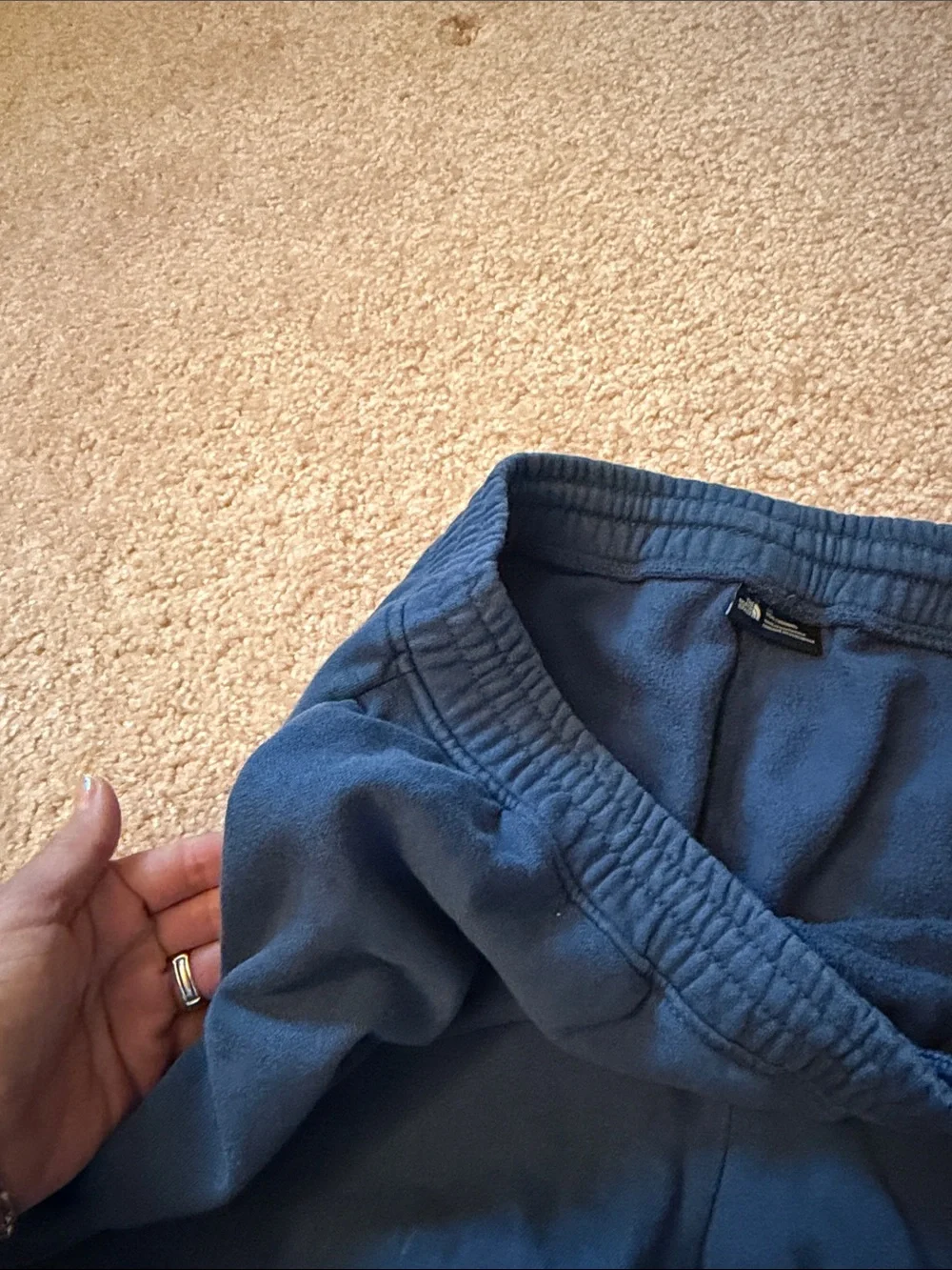 The North Face Navy Blue Fleece Joggers